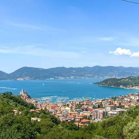 Vista Mare A Con Parcheggio Privato Gratuito Apartment Lerici